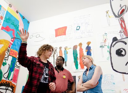 Heart n Soul: Alexi directs the young artists takeover at Could be Good Studios Deptford
