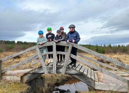 Articulate Cultural Trust (ACT)-Five young care experienced people standing on Abriachan Bridge.jpg