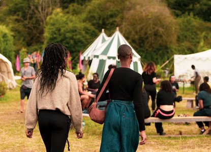 Black Girls Hike at the Green and Away day - photo by Laurelle