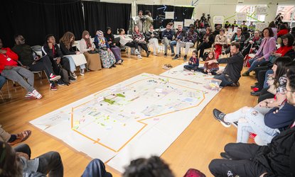 Citizens in Power-Voice Assembly at New Art Exchange, Hyson Green, Nottingham-a citizens' assembly shaping the future of NAE, a CIP member-Photo credit Tom Morley