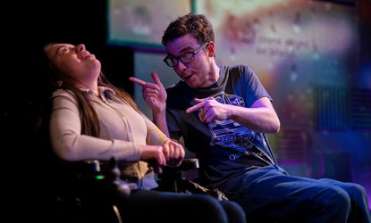 Graeae Theatre-Maya Coates _ Jack Hunter in Kerbs, A Graeae _ Belgrade prod (20). Photo Patrick Baldwin.jpg