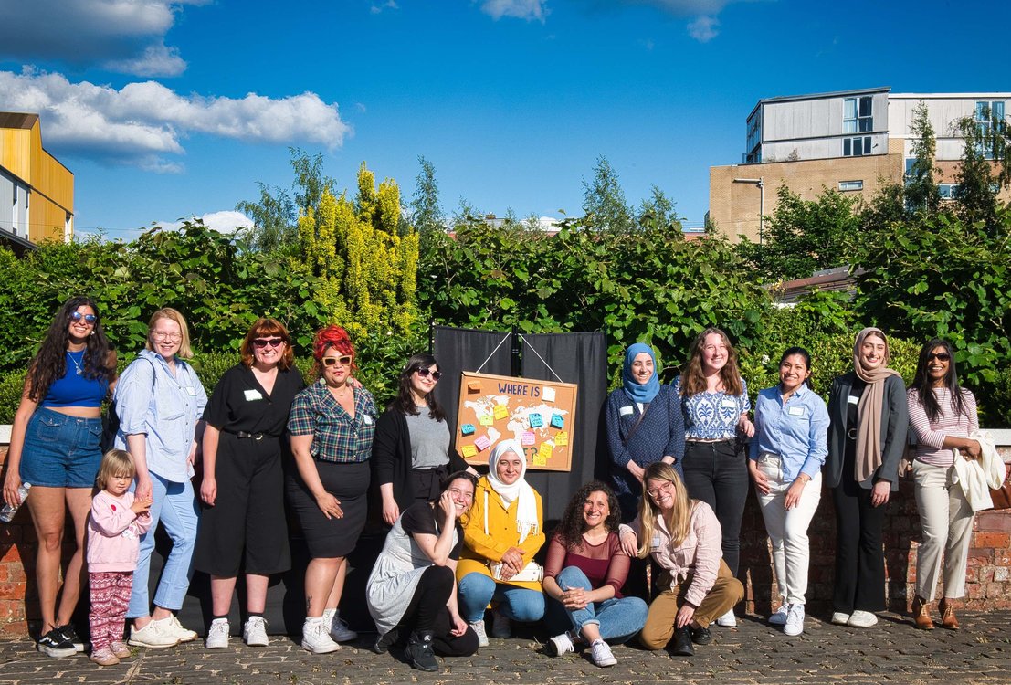 JustRight Scotland-JRS team members at the Roots of Refuge event (June 2023)