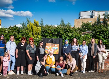 JustRight Scotland-JRS team members at the Roots of Refuge event (June 2023)