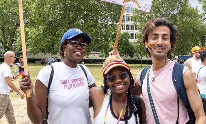 Rainbow Migration-Rainbow Migration service users at Pride in London 2023-2