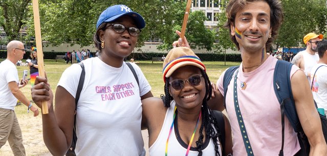 Rainbow Migration-Rainbow Migration service users at Pride in London 2023-2