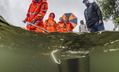 The Rivers Trust - Thames Rivers Trust, checking water quality (credit: Paul Colley)
