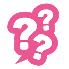 Question marks in a speech bubble